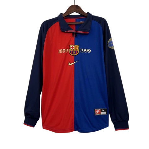 Camisa Manga Longa Nike Barcelona Home 1999 - 100 Anos - comprar online