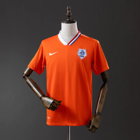 Camisa Nike Holanda Home 2008 Masculina - Laranja - comprar online
