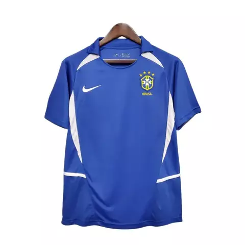 Camisa Nike Brasil 2002 Masculina - Azul - comprar online
