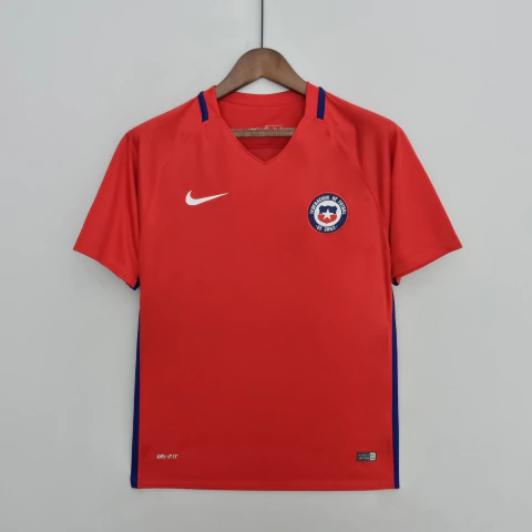 Camisa Nike Chile Home 2016/17 Masculina - Vermelha - comprar online