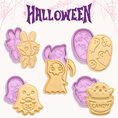 Halloween | Cortadores e Carimbos de Biscoito 3D