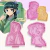 Carimbo e Cortador de Biscoito Diários De Uma Apotecária Cortador Anime Biscuit Ceramica Fria Kusuriya no Hitorigoto