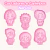 Carimbo e Cortador de Biscoito Naruto Cortador Anime Biscuit Ceramica Fria Naruto Sasuke Sakura Kakashi Hinata Rock Lee
