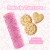 Abstrato | Rolinho de Textura para Massa Cerâmica Fria Biscuit Biscoitos e Pasta Americana - comprar online