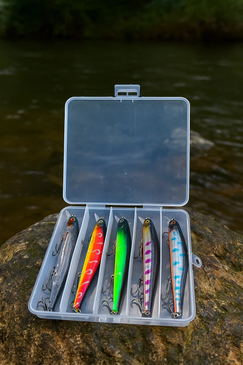 Kit de 5 señuelos para pesca de lenguado o rio - comprar online