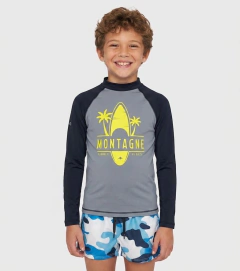 Remera Proteccion Solar Montagne Niños Filtro Uv50 Bay Uv en internet