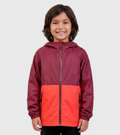 Rompeviento Impermeable De Niños Montagne Milan Con Capucha