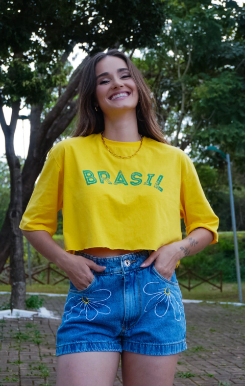 maxi cropped brasil