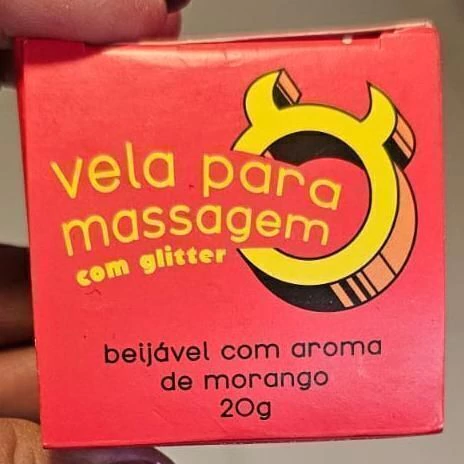 Vela para Massagem com Glitter – Diversos