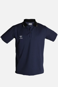 CHOMBA DE PIQUE UNISEX - AZUL MARINO en internet