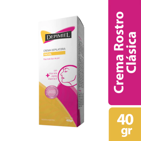CREMA DEPILATORA DEPIMIEL CLASICA ROSTRO 40G - comprar online