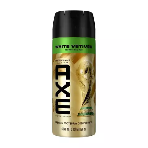 DESODORANTE AXE WHITE VETIVER FIFA 150 ML