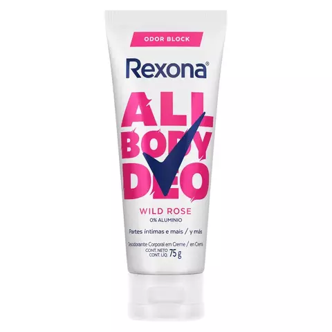 DESODORANTE REXONA ALL BODY WILD ROSE 75 G - comprar online