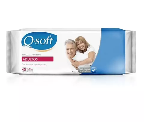 QSOFT TOALLAS HUMEDAS ADULTOS 40U