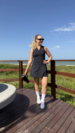 Vestido Meia Gola ideal para Padel, Beach Tennis e Esportes de Raquete - Thaifit Fitness | Beach Sport
