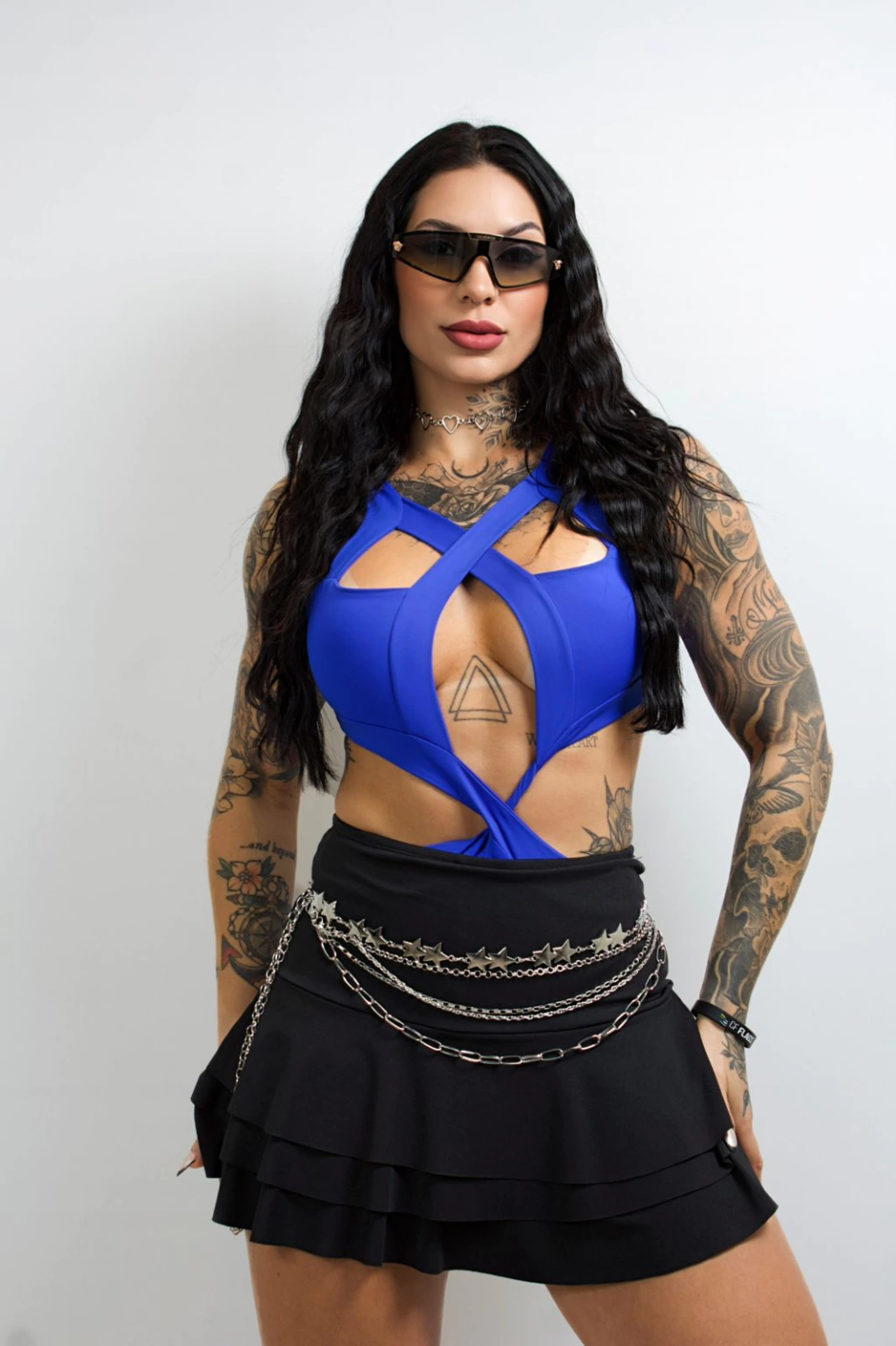 BODY MAIO RECORTES AZUL