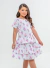 Vestido Bella Branco Florido - Beatrice Moda Infantil