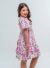 Vestido Duquesa Rosa Florido - comprar online