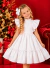 Vestido Alteza Alfaiataria Barbie Forrado - Branco - ENVIO EM ATÉ 10 DIAS ÚTEIS