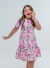 Vestido Duquesa Rosa Florido na internet