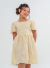 Vestido Realeza Rosa Listrado - Beatrice Moda Infantil