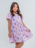 Vestido Ana Lilás Flores Delicadas na internet