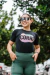 Camisa Baby Look Correr Preta - comprar online