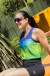REGATA DEGRADE FEMININA AZUL/VERDE P - FastPace