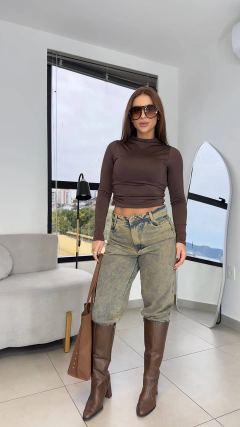 Calça Jeans Mom
