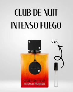 DECANT 5ML - NUEVO Y EXCLUSIVO! CLUB DE NUIT INTENSO FUEGO - ARMAF ORIGINAL - aurafragancias