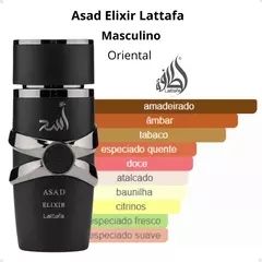 ASAD ELIXIR LATTAFA 100ML (ORIGINAL-SELLADO) en internet