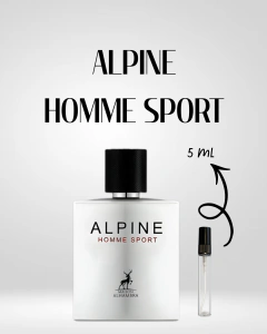 DECANT 5ML - MAISON ALHAMBRA ALPINE HOMME SPORT EDP - ORIGINAL - (DUPE: ALLURE CHANNEL SPORT) - aurafragancias