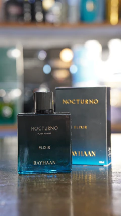 DECANT 5ML - RAYHAAN NOCTURNO ELIXIR EDP - ORIGINAL - (DUPE: BLEU CHANNEL) en internet