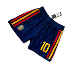 España short azul con el 10 Match 25/26 - Somos Fulbo Merlo