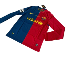 Barcelona Retro Mangas Largas Titular Messi UCL Final 2009 - tienda online