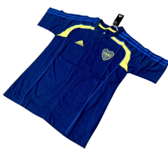 Remera Boca Azul Oscuro de Algodón 2025 - tienda online