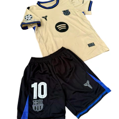 Kit Niño 25/26 Barcelona beige Lamine Yamal UCL - Somos Fulbo Merlo