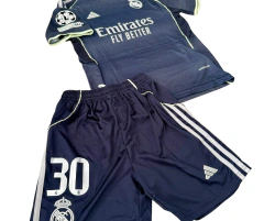 Imagen de Kit Niño 25/26 Real Madrid suplente oscuro Mastantuono UCL