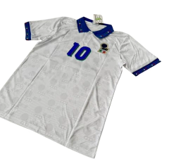 Imagen de Camiseta Retro Selección Italia Suplente Blanca Baggio 1994