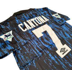Camiseta Retro Manchester United Suplente Azul Cantona 1992/93 - tienda online