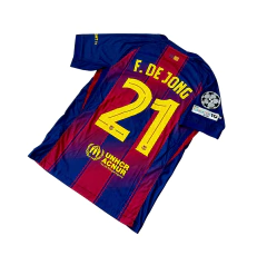 Camiseta Barcelona Titular F. de Jong Rashford Match 25/26 en internet