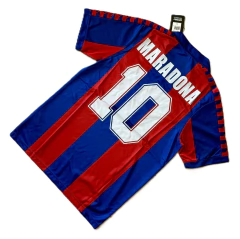 Camiseta Retro Barcelona Titular Maradona 1982 - tienda online