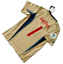 Imagen de Camiseta Retro Italia Arquero Dorada Buffon Mundial 2006