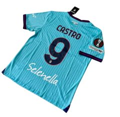 Camiseta Bologna FC Alternativa Turquesa Match Castro 25/26 - Somos Fulbo Merlo