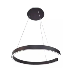 Lampara Colgante Led 34w Aro Anillo Aluminio Moderno Circular- Luz Natural TBCin