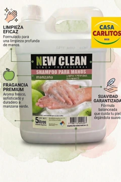 Imagen de Jabon Liquido Para Manos New Clean Linea Pro. X 5 Lts