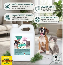 Neutralizador De Olores (Desinfecta, Limpia y Aromatiza) Linea Mascotas 5 Litros en internet