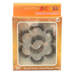 Cílios Postiços So Pra Causar Ziengli 4 Par