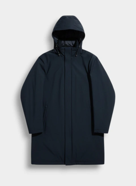 CAMPERA LARGA INFORMAL CAPUCHA NYLON en internet