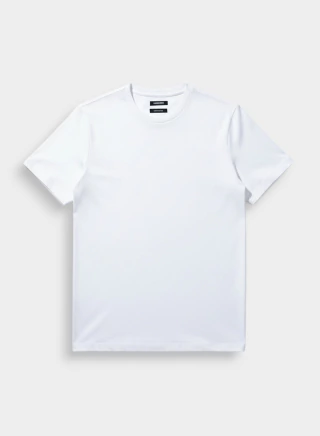 REMERA CUELLO U LIQUID COTTON